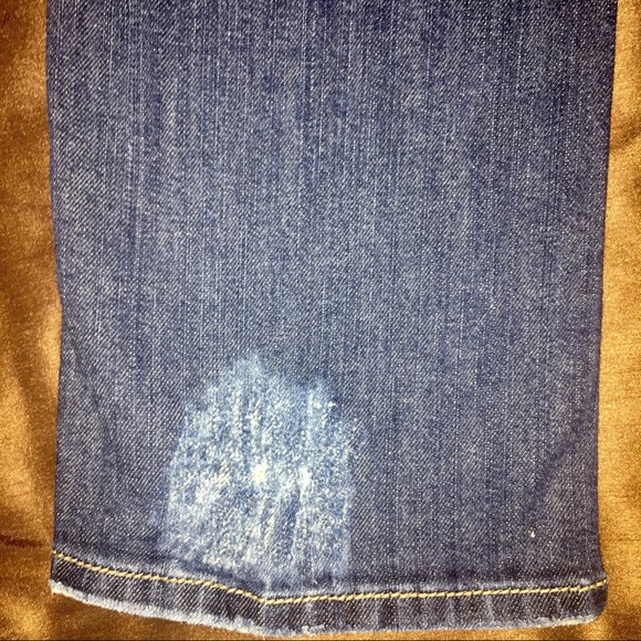 Seven Distressed Cropped Flare Denim Jeans 28 x 24 - Picture 8 of 8